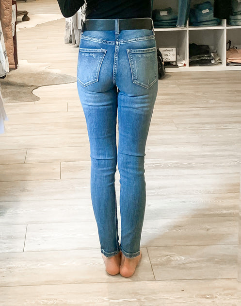 【Threetimes】 Alexa raw jeans Alexa raw jeans – threetimes