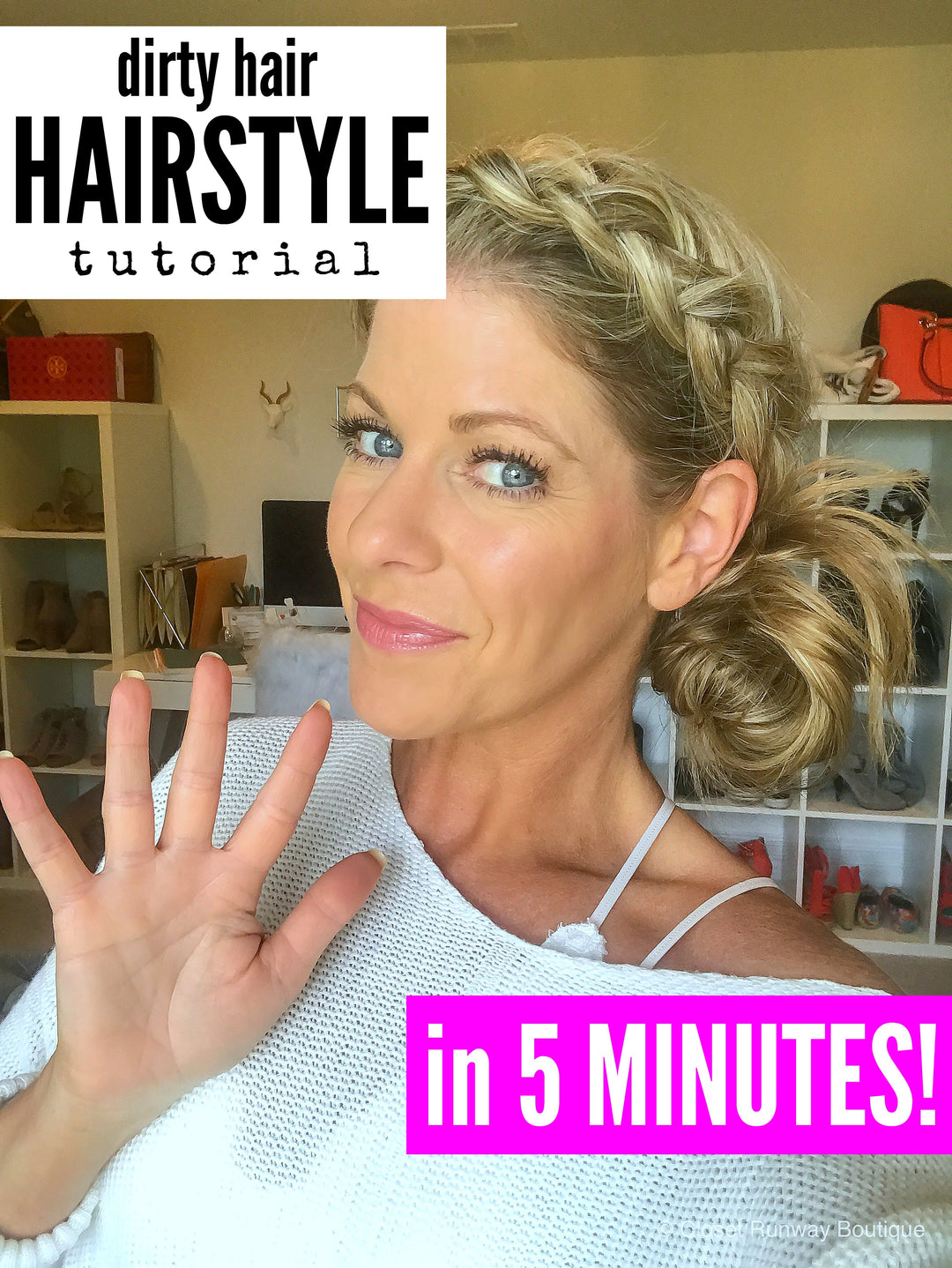 Dirty Hair Hairstyle in 5 minutes!