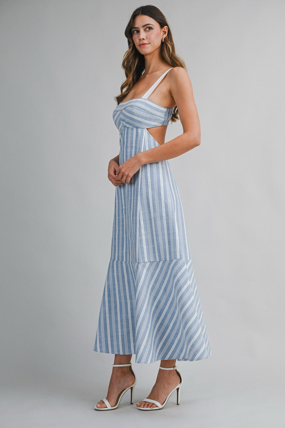 Coastal Crush Striped Midi Dress