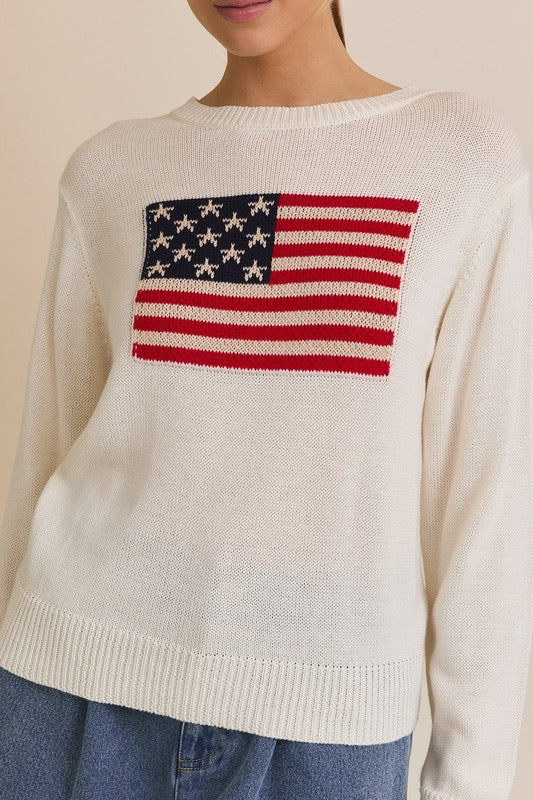 Standing Proud Knitted Flag Sweater