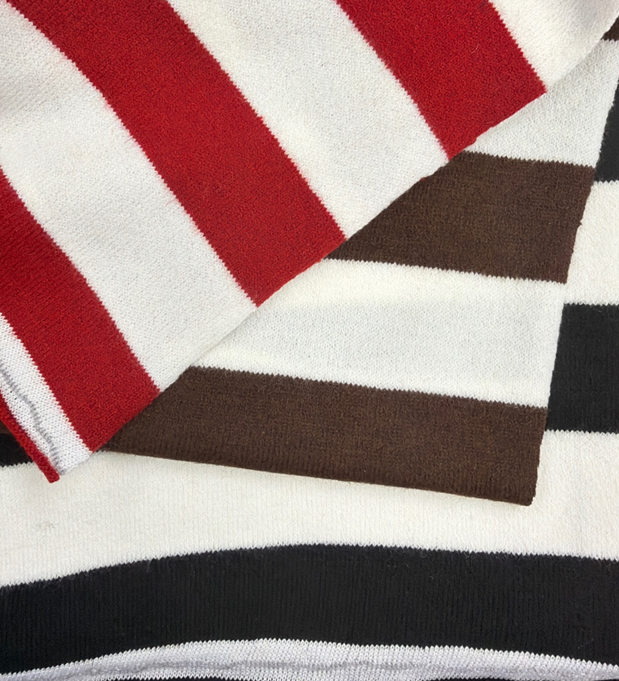 Harbor Muse Off-Shoulder Striped Sweater