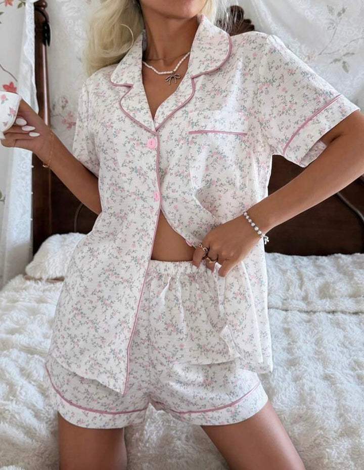 Blushing Blooms Sleepwear Set