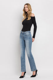 Vervet Miranda Mid Rise Seamless Waistband Bootcut Jeans