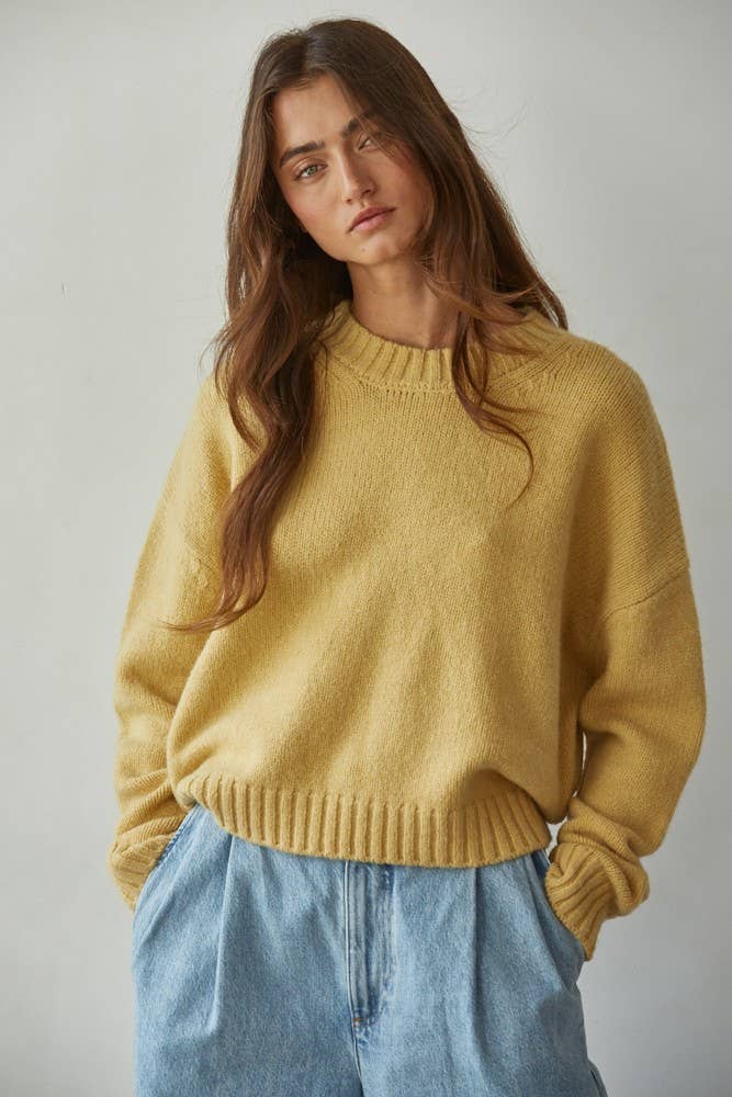 Golden Hour Crew Neck Sweater