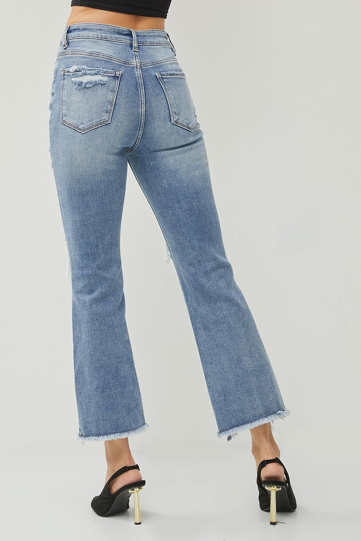 Risen Allison High RIse Crop Ankle Jeans