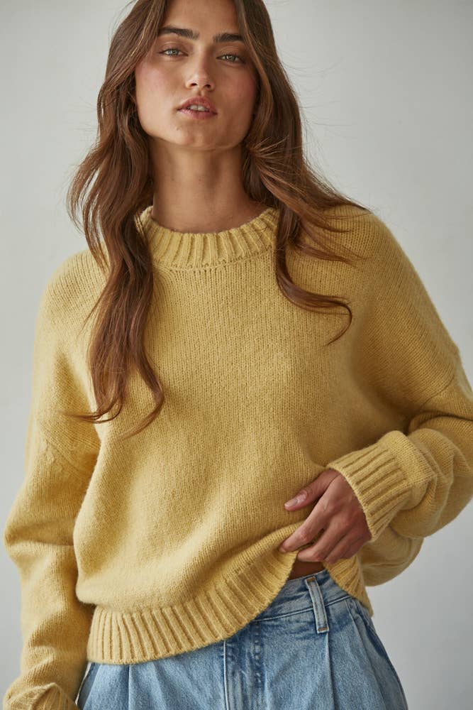 Golden Hour Crew Neck Sweater