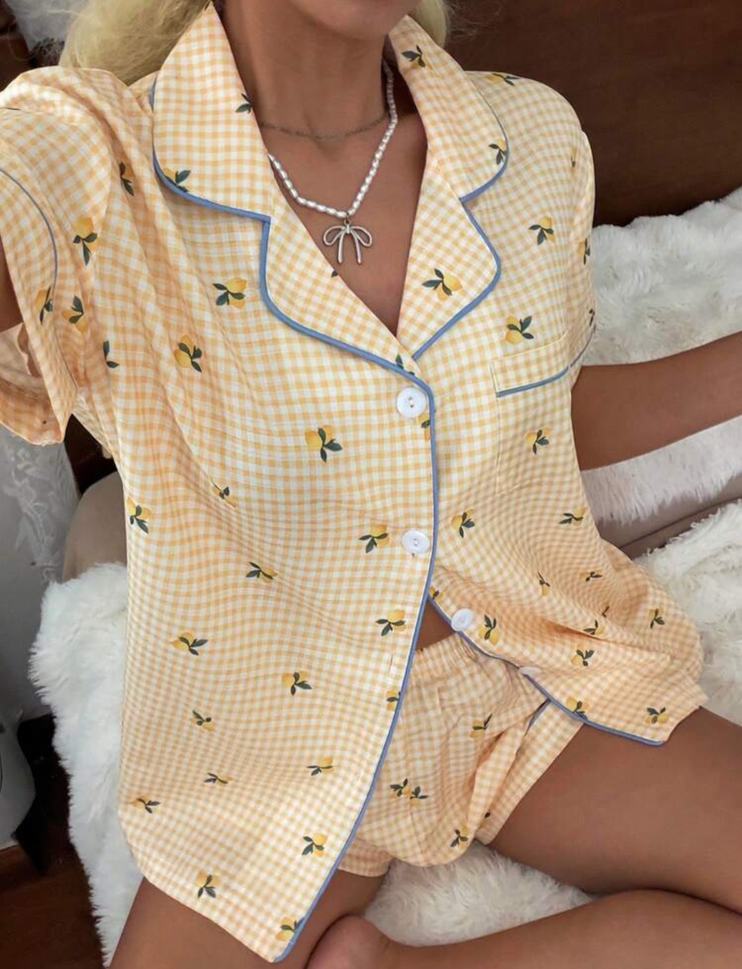 Lemon Drop Dreams Sleepwear Set