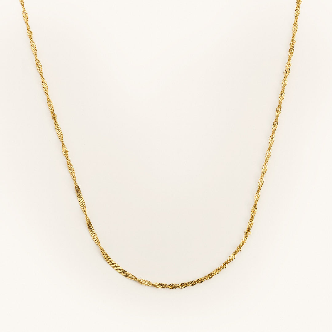 Fallon 14k Gold Filled Necklace {Waterproof}: Gold