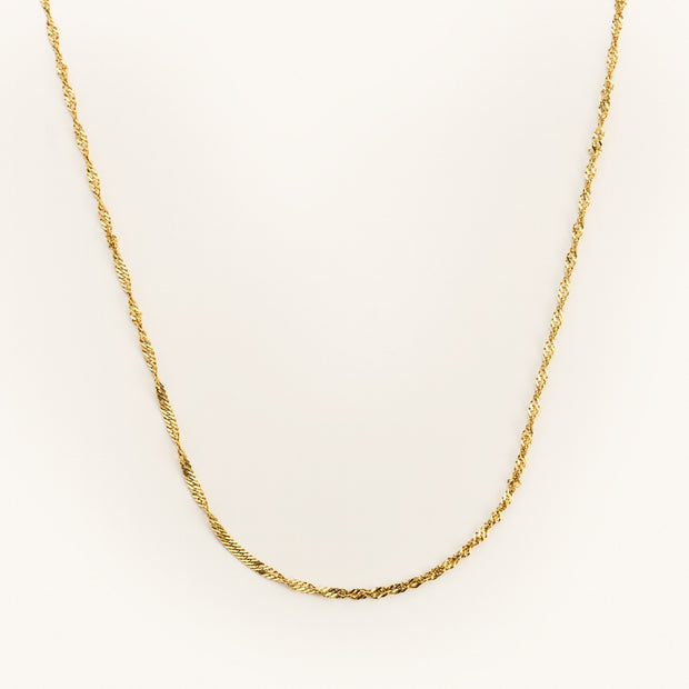 Fallon 14k Gold Filled Necklace {Waterproof}: Gold