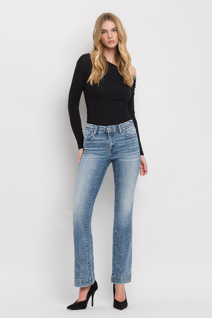 Vervet Miranda Mid Rise Seamless Waistband Bootcut Jeans