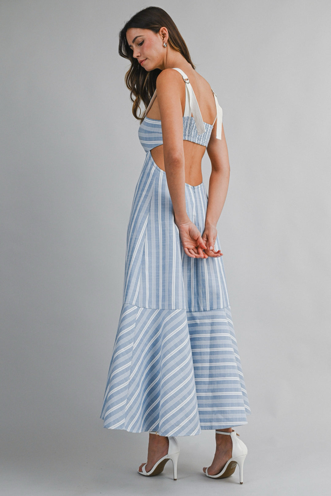 Coastal Crush Striped Midi Dress