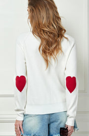 Heart On My Sleeve Mockneck Sweater