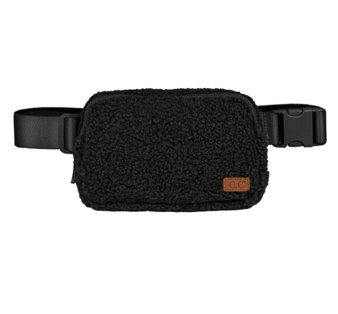 CC BRAND Places To Go Sherpa Belt Bag: Black – Closet Runway Boutique CC BRAND Places To Go Sherpa Belt Bag: Black – Closet Runway Boutique
