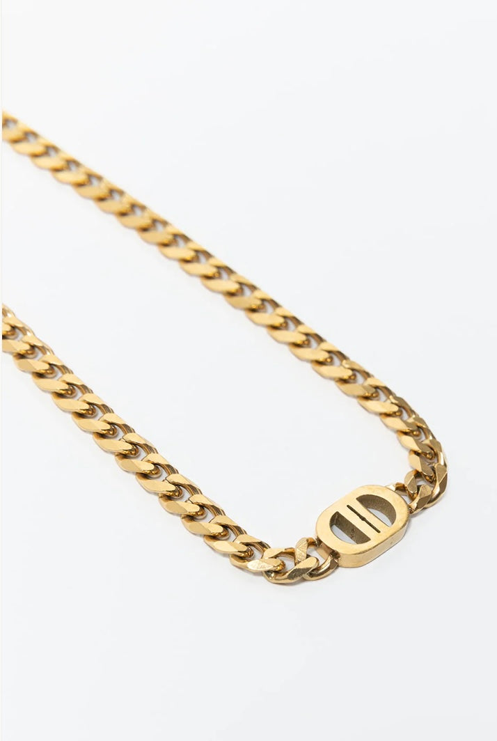 KC Trinidad Cuban Link Chain Necklace: Gold