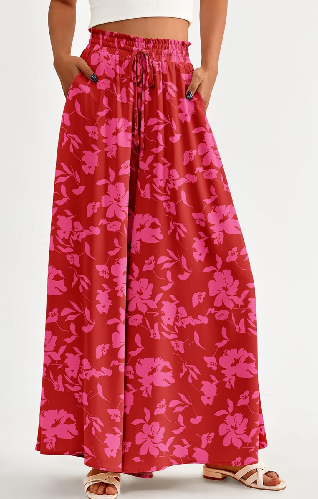 Calista Smocked Wide Leg Pants