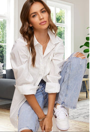 Mable Essential Basic Button Down Top