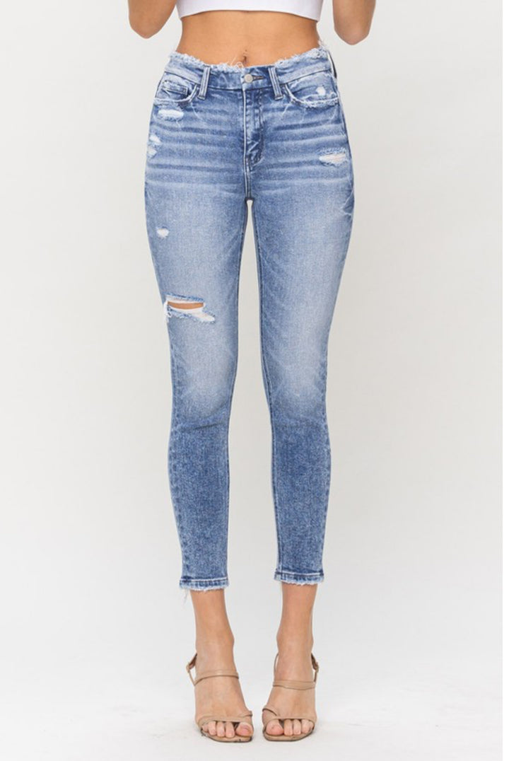 Flying Monkey Revive High Rise Ankle Skinny Stretch Jean