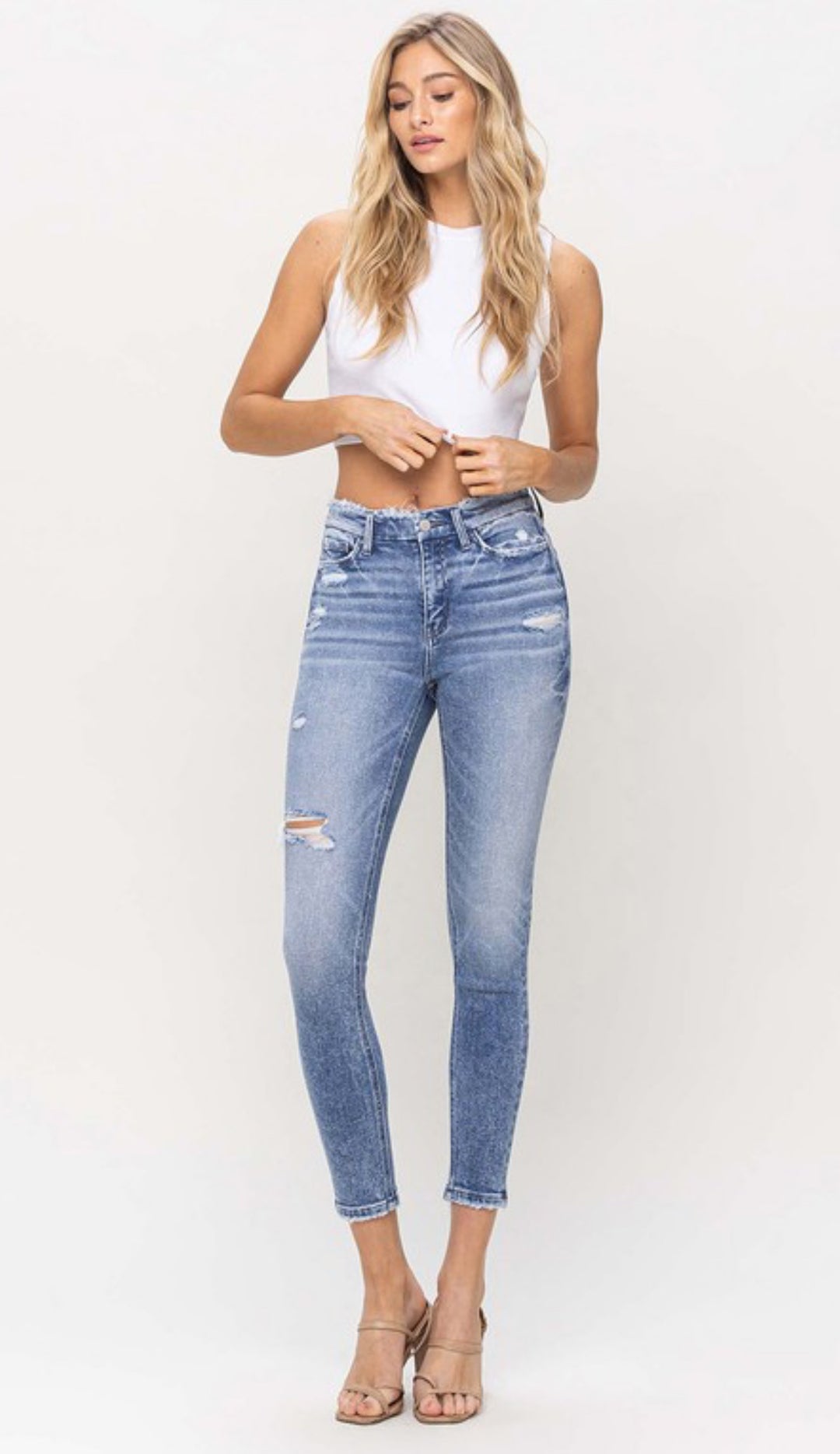 Flying Monkey Revive High Rise Ankle Skinny Stretch Jean