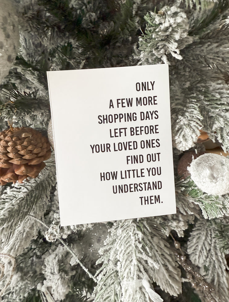 Funny Holiday Greeting Card