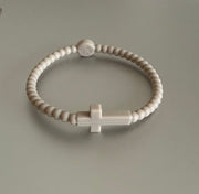 My Cross To Bear Silicone Bracelet M (7.5")