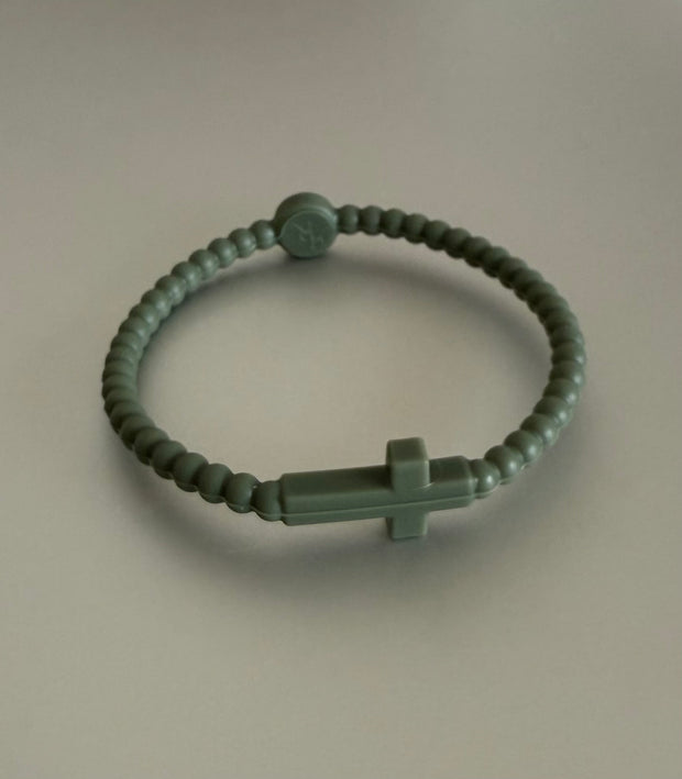 My Cross To Bear Silicone Bracelet M (7.5")