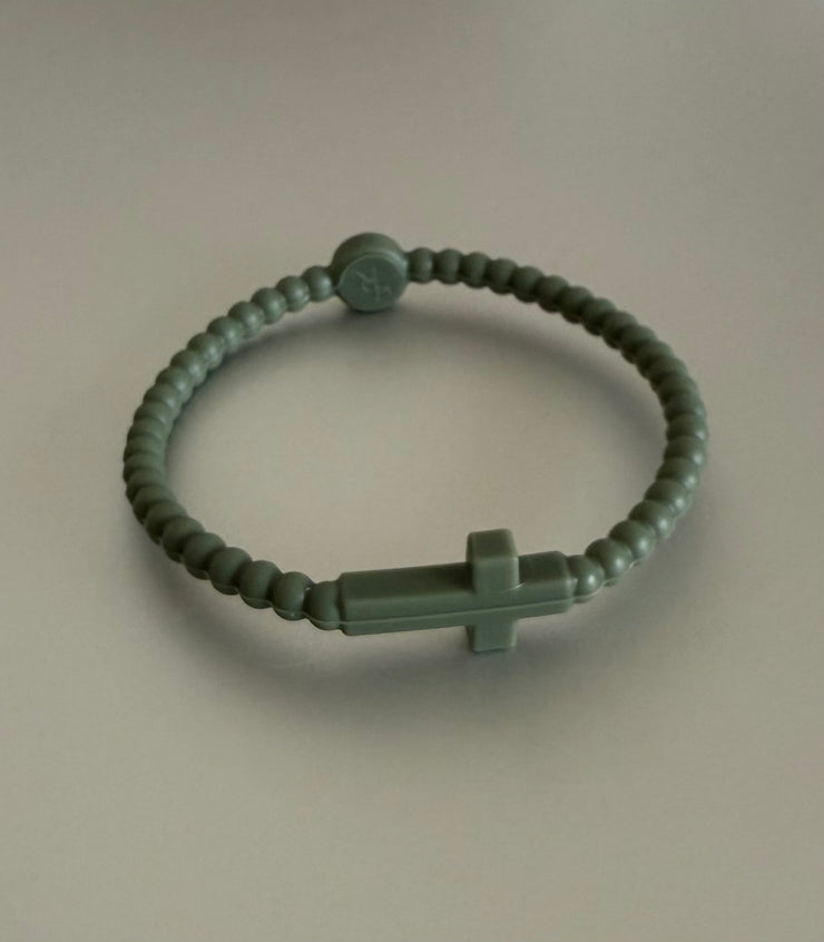 My Cross To Bear Silicone Bracelet XS (6.5")