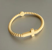 My Cross To Bear Silicone Bracelet M (7.5")