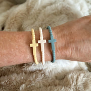 My Cross To Bear Silicone Bracelet M (7.5")