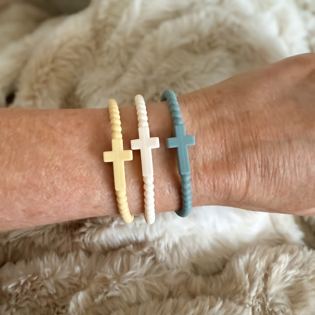 My Cross To Bear Silicone Bracelet M (7.5")