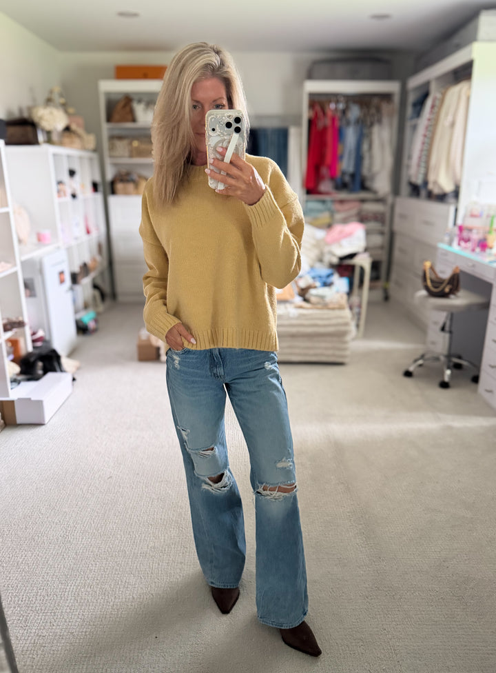 Golden Hour Crew Neck Sweater
