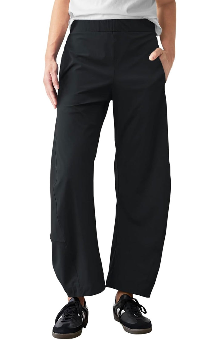 Havenport Barrel Travel Pant: Black