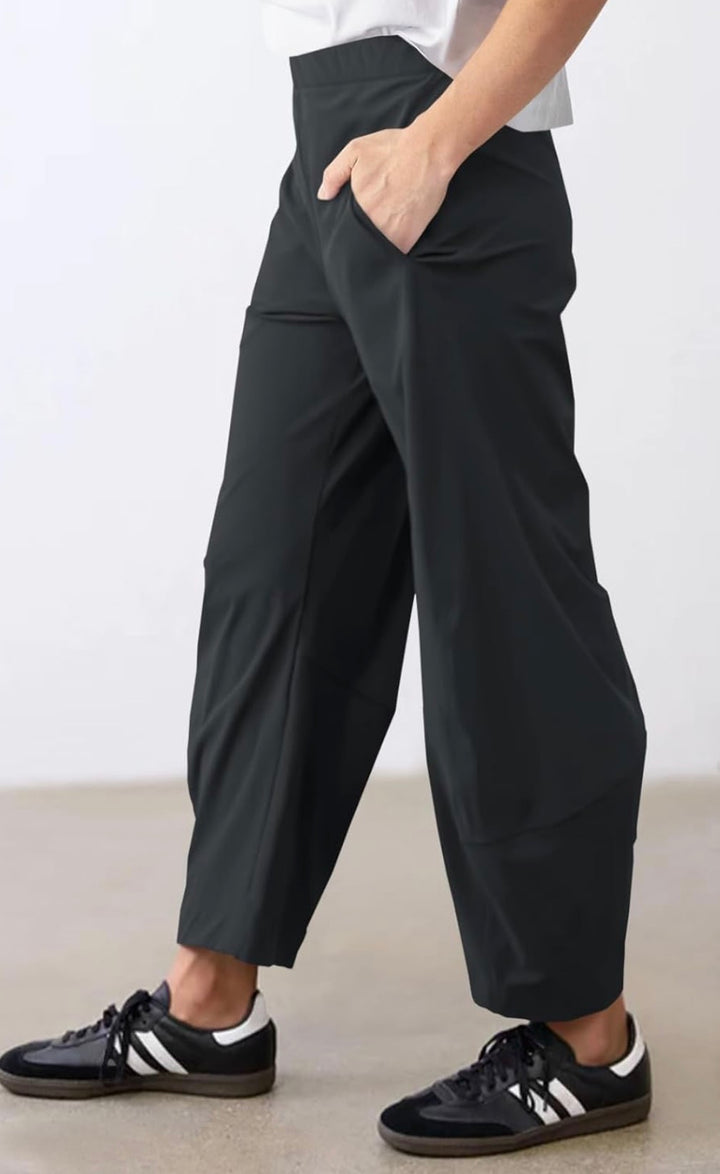 Havenport Barrel Travel Pant: Black