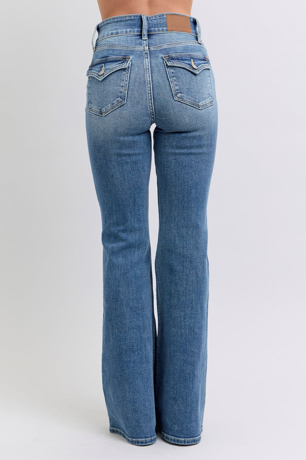 Judy Blue Polly High Rise Flap Pocket Jeans