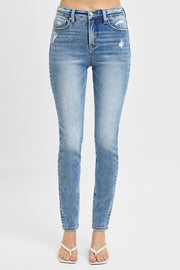 Isla Tummy Control High Rise Ankle Skinny Jeans