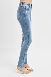 Isla Tummy Control High Rise Ankle Skinny Jeans