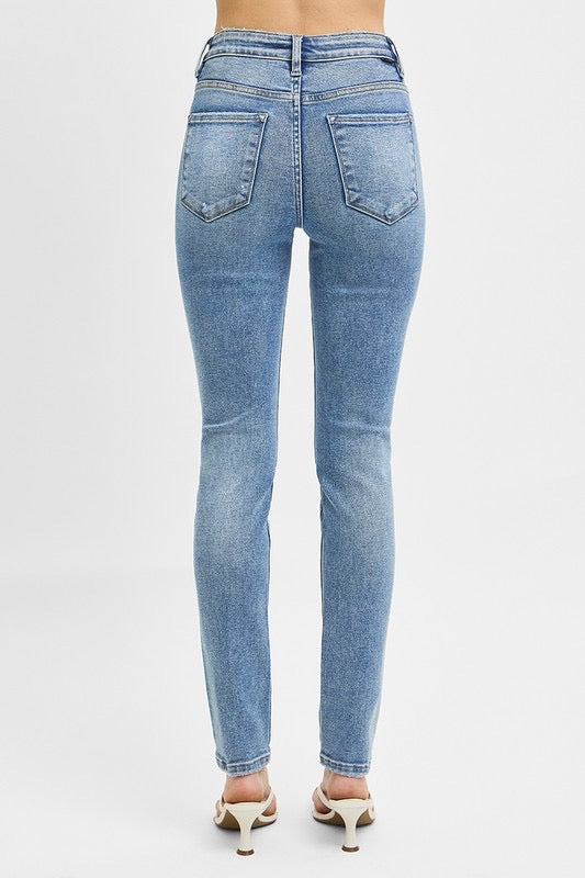 Isla Tummy Control High Rise Ankle Skinny Jeans