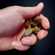 Wooden Worry/Prayer Fidget Pocket Cross