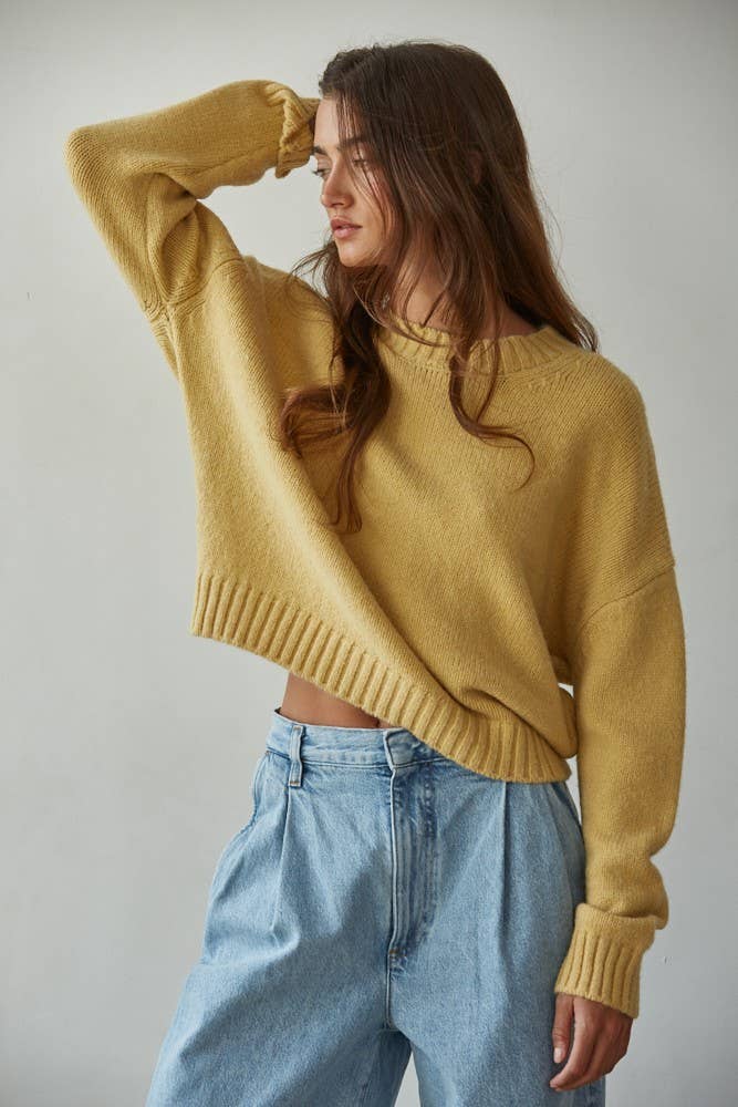 Golden Hour Crew Neck Sweater