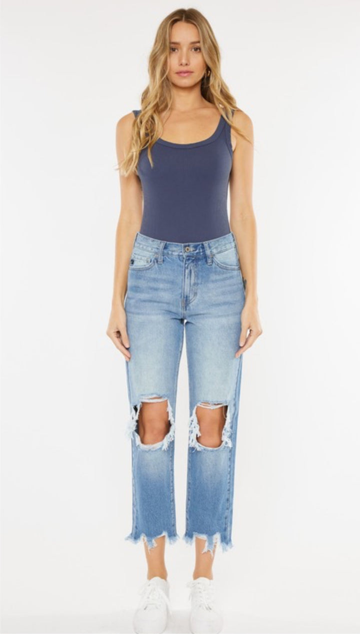 Kylie High Rise Mom Jeans