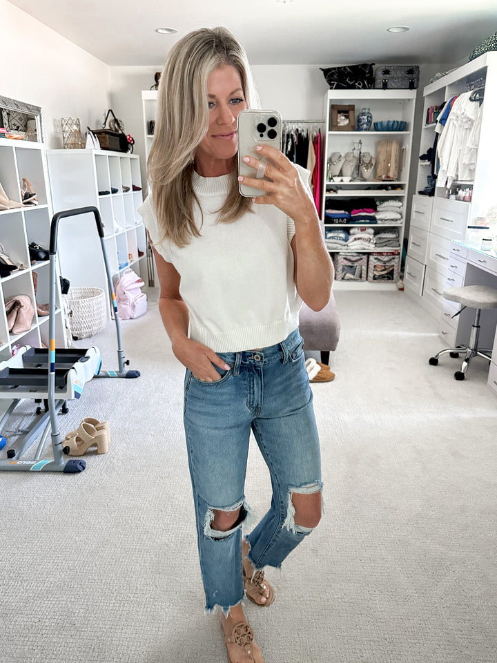 Kylie High Rise Mom Jeans