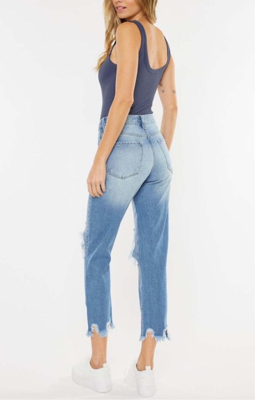 Kylie High Rise Mom Jeans