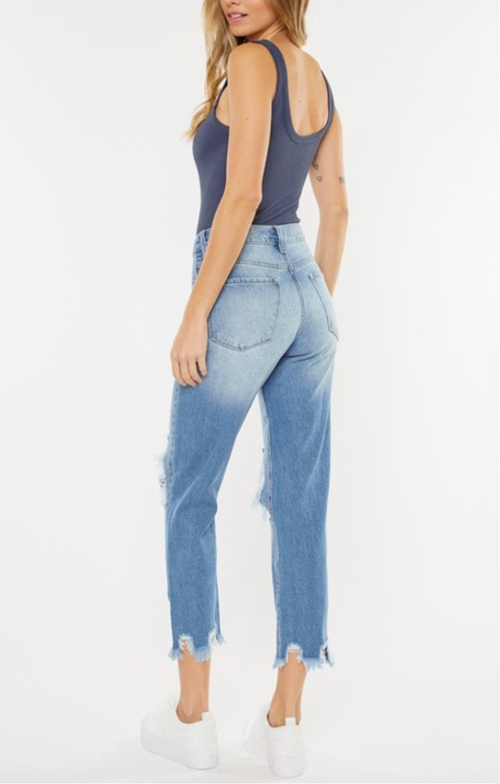 Kylie High Rise Mom Jeans