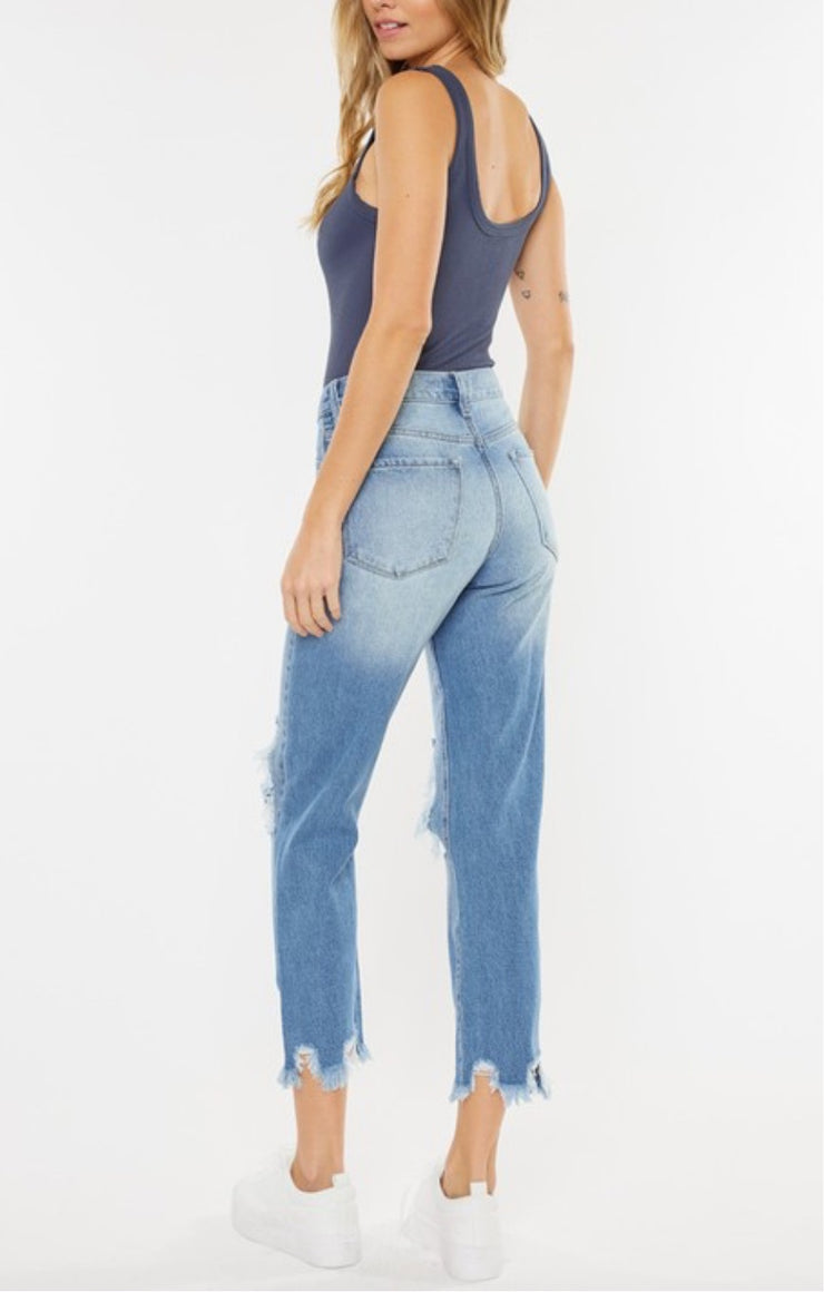 Kylie High Rise Mom Jeans