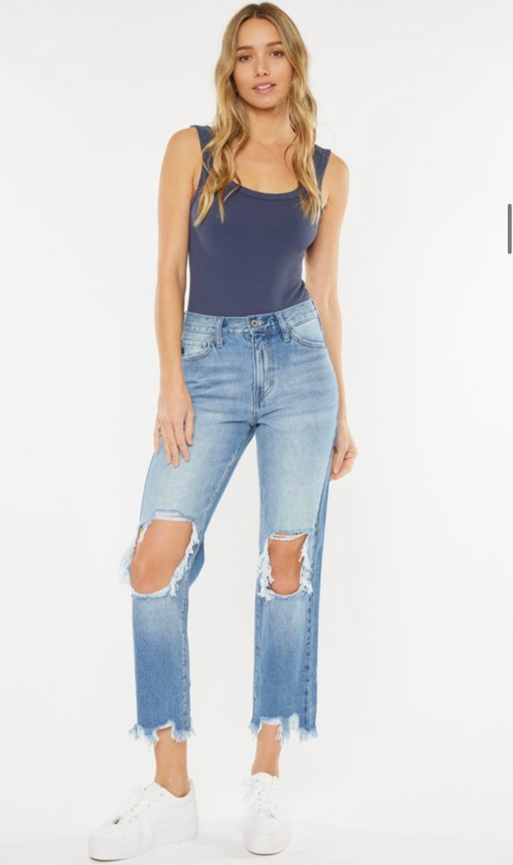 Kylie High Rise Mom Jeans