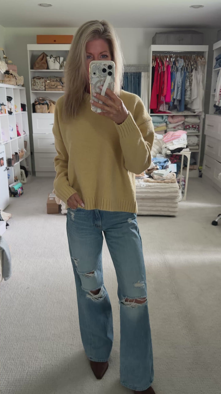 Golden Hour Crew Neck Sweater