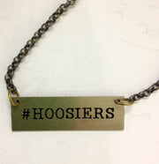 #HOOSIERS Hand Cut Pendant Necklace