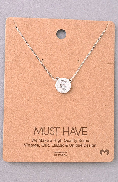 Initial Necklace