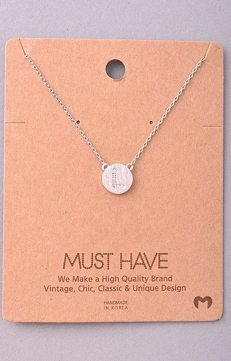 Initial Necklace