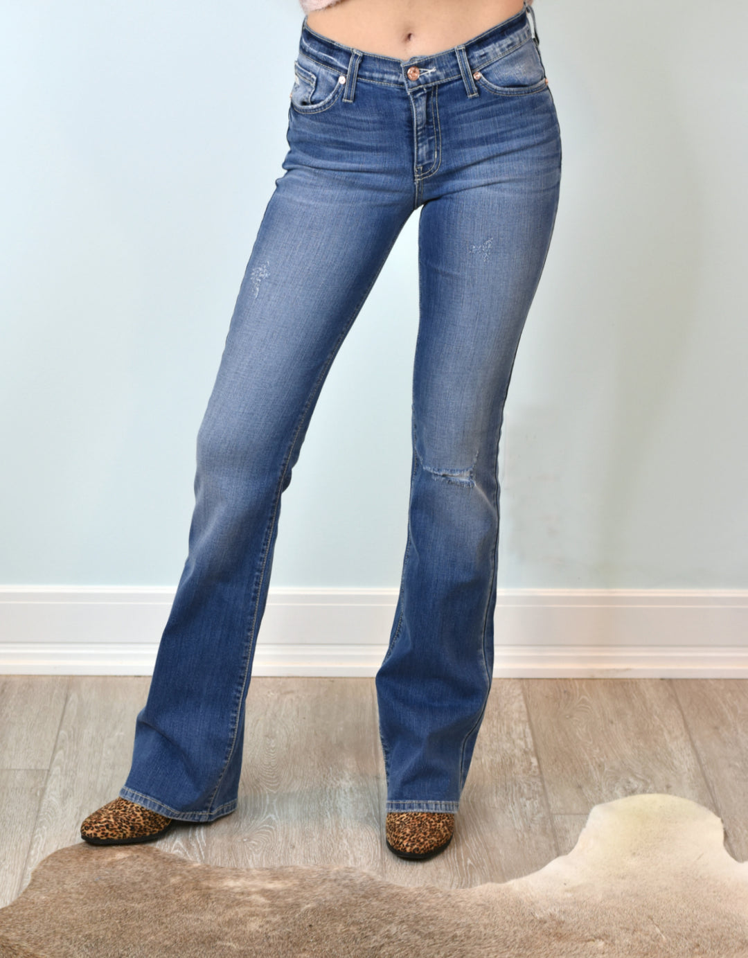 Kan Can Premier Denim Morgan Wash Boot Cut Jeans Closet Runway Boutique