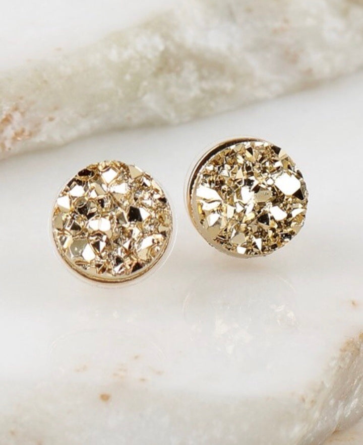 She Has A Sparkle About Her Earrings